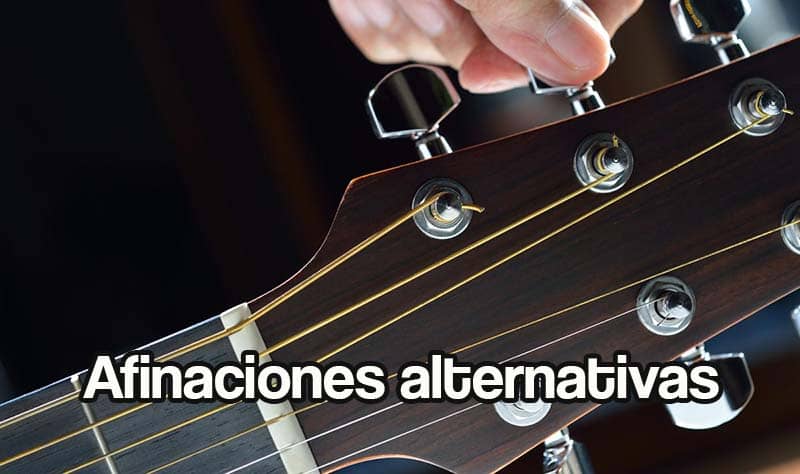 de acuerdo a Ambicioso Fabricante Afinaciones de guitarra alternativas más usadas